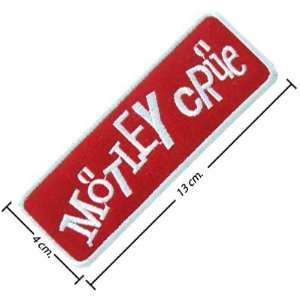 3pcs Motley Crue Music Band Logo I Embroidered Iron on Patches Kid 