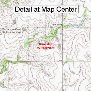   Topographic Quadrangle Map   Barneston, Nebraska (Folded/Waterproof