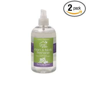 GrabGreen Room and Fabric Freshener, Thyme with Fig Leaf, 12 Oz (Pack 