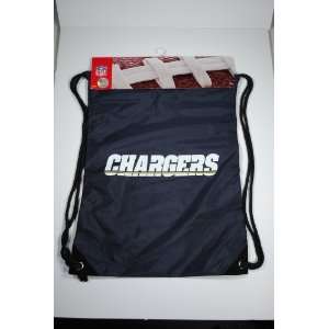   San Diego Chargers NFL Team Cinch Drawstring Backpack 