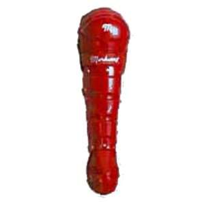 17 Single Knee Cap Baseball Leg Guards Ages 12 S SCARLET RED 