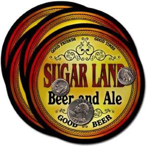Sugar Land, TX Beer & Ale Coasters   4pk