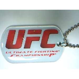   Custom UFC 2 Sided Dog Tag w/ Chain Ultimate Fighting 