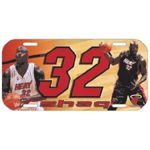   Shaquille ONeal #32 High Definition License Plate