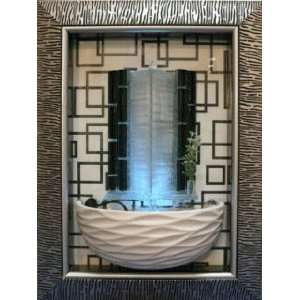   Water Fountain in Picture Frame with LED 3d Effect 