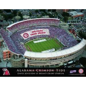  Personalized Alabama Crimson Tide Stadium Print Sports 
