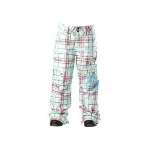  DC Girls Banshee Pant (Emerald Plaid) L (12)Emerald 