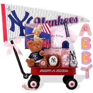   NY Yankees Baseball Girl Radio Flyer Baby Wagon