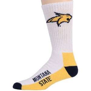  Montana State Bobcats Youth Tri Color Team Logo Tall Socks 