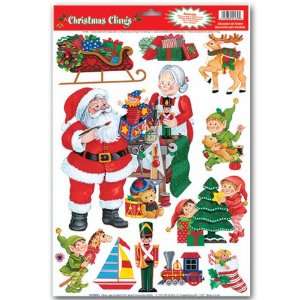  Santas Workshop Clings Case Pack 180 