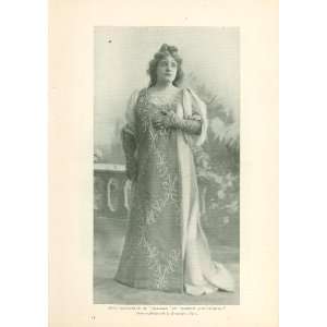  1898 Print Opera Prima Donna Sibyl Sanderson Everything 