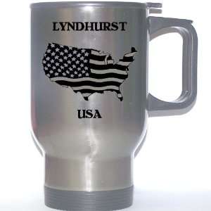 US Flag   Lyndhurst, New Jersey (NJ) Stainless Steel Mug 