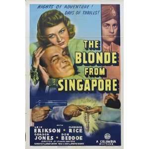The Blonde from Singapore by Unknown 11x17 
