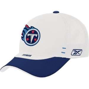  Titans White Draft Day Alternate Flex Fit Hat