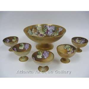  Nippon Footed Fruit Bowl with Five Cups