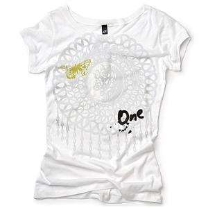  One Industries Womens Origin T Shirt   Medium/White 