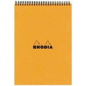  Rhodia Wirebound Graph Notebook. 80 Sheets Each. Orange 