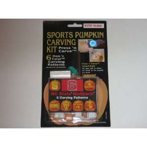  STATE WOLFPACK Complete Halloween PUMPKIN CARVING KIT (Carving 