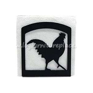  Wrought Iron Rooster Napkin Holder
