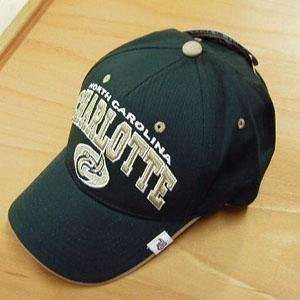  UNC Charlotte Hat   Green Adjustable By Zephyr   One Size 