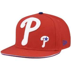 New Era Philadelphia Phillies Red Big One Little One Fitted Hat 