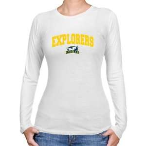  NCAA La Salle Explorers Ladies Logo Arch Long Sleeve Slim 