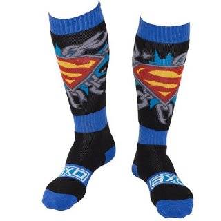 AXO Racing MX Boot Socks   Superman   20502 03 000