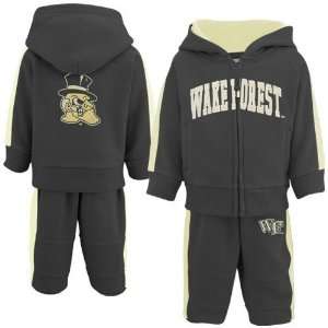 Wake Forest Demon Deacons Infant Black Quest Full Zip Hoody Sweatshirt 
