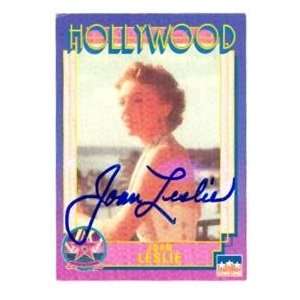 Joan Leslie autographed Hollywood Walk of Fame trading card  