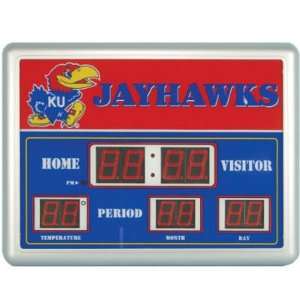 Kansas Jayhawks Scoreboard Clock 