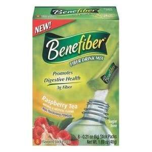    Benefiber Powder Sticks Raspberry Tea 8