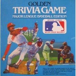  Golden Trivia Game Major League Baseball Edition Toys 