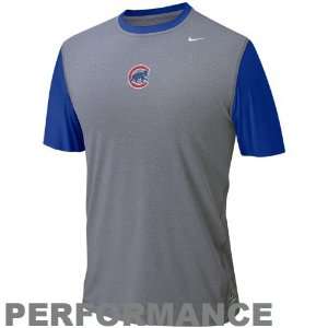 Nike Chicago Cubs Slate Pro Core Training Top  Sports 