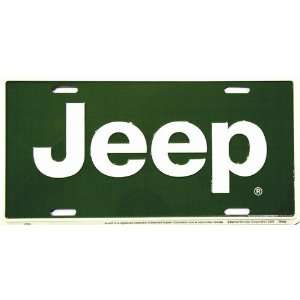  LP   224 Jeep License Plate   2566 Automotive