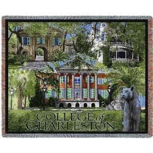  SOUTH CAROLINA College of Charleston Tapestry Throw PC 