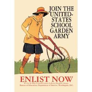  Join the United States School Garden Army 20x30 poster 