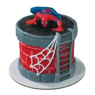  Spiderman Wall Crawler Cake Topper on Suction Cups Toys 
