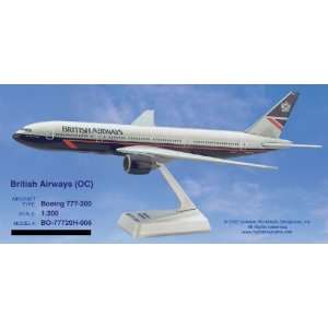  Flight Miniatures British Airways (OC) 777 200 Everything 