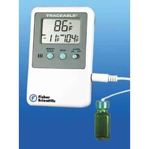 Fisher Scientific Traceable Refrigerator/Freezer Alarm Thermometer 