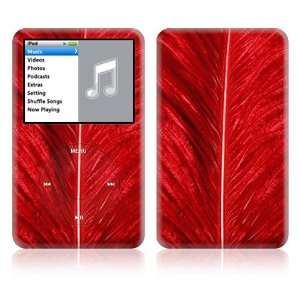  Apple iPod Classic Decal Vinyl Sticker Skin   Red Feather 