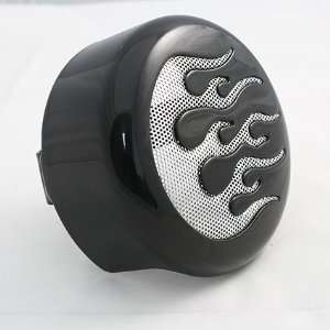   Horn Cover with Chrome Flame Insert For Harley Davidson Automotive
