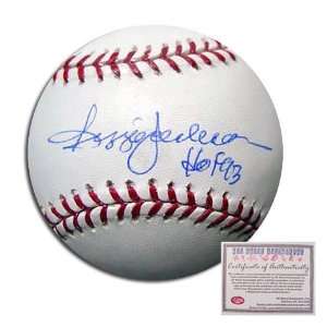 Reggie Jackson Autographed/Hand Signed Rawlings MLB Baseball with HOF 