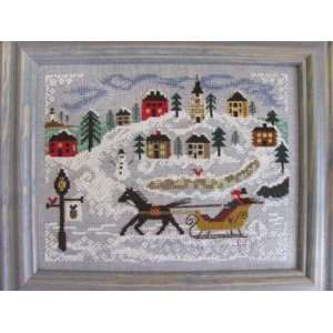  New England Winter   Cross Stitch Pattern Arts, Crafts 