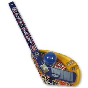 MONTREAL CANADIENS OFFICIAL MINI HOCKEY STICK + BALL SET  