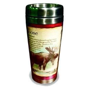  Moose Hunting 16 ounce Stainless Steel Insulated Thermal 