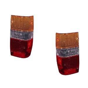   PAIR SET RIGHT & LEFT REAR/BACK TAIL LIGHTS TAILLIGHTS TAIL LAMPS LENS