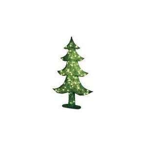 39 Green Sisal Christmas Tree with 70 Clear Lights   Indoor / Outdoor