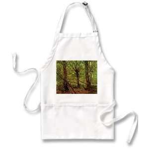  Trees and Undergrowth By Vincent Van Gogh Apron 
