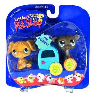 Littlest Pet Shop Pet Pairs Figures Golden Retriever & Baby Great Dane