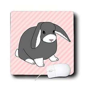  Janna Salak Designs Small Pets   Grey Lop Rabbit Tan Pink 